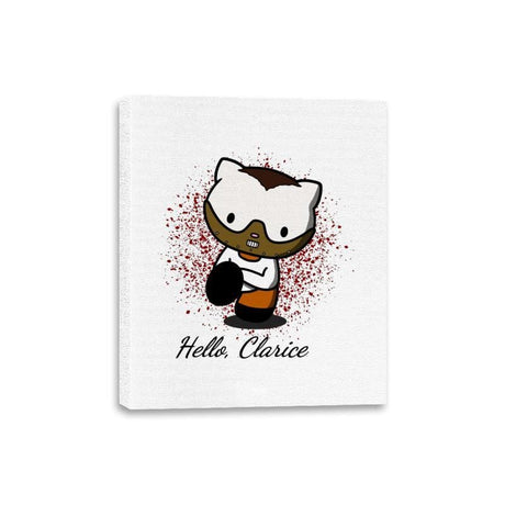 Hello Clarice - Canvas Wraps Canvas Wraps RIPT Apparel 8x10 / White