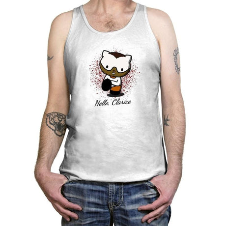 Hello Clarice - Tanktop Tanktop RIPT Apparel X-Small / White