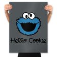 Hello Cookie - Prints Posters RIPT Apparel 18x24 / Charcoal