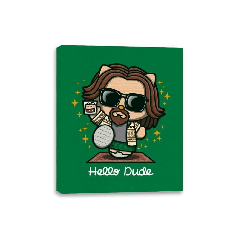 Hello Dude - Canvas Wraps Canvas Wraps RIPT Apparel 8x10 / Kelly