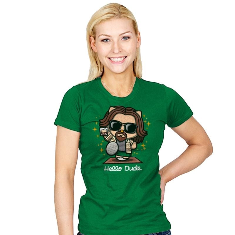 Hello Dude - Womens T-Shirts RIPT Apparel