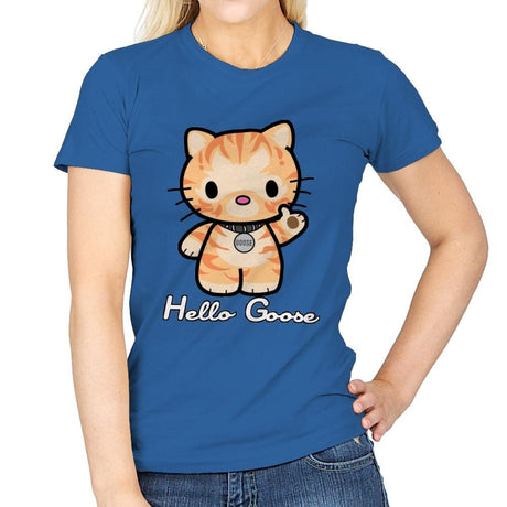 Hello Goose - Womens T-Shirts RIPT Apparel Small / Royal