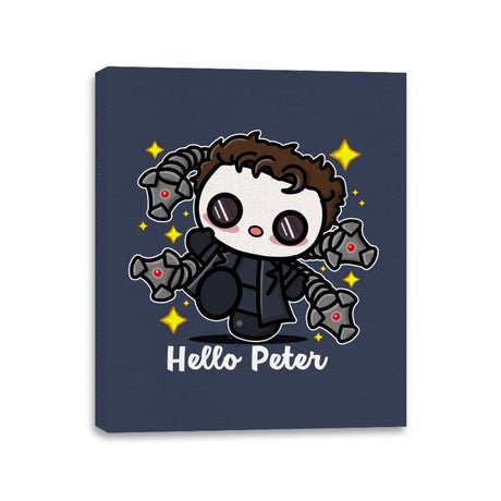 Hello Peter - Canvas Wraps Canvas Wraps RIPT Apparel 11x14 / Navy