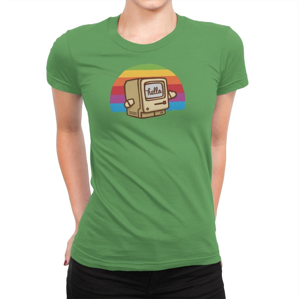 Hello Silicon Valley - Womens Premium T-Shirts RIPT Apparel Small / Kelly