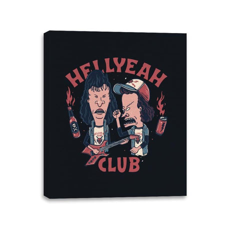 Hellyeah Club - Canvas Wraps Canvas Wraps RIPT Apparel 11x14 / Black