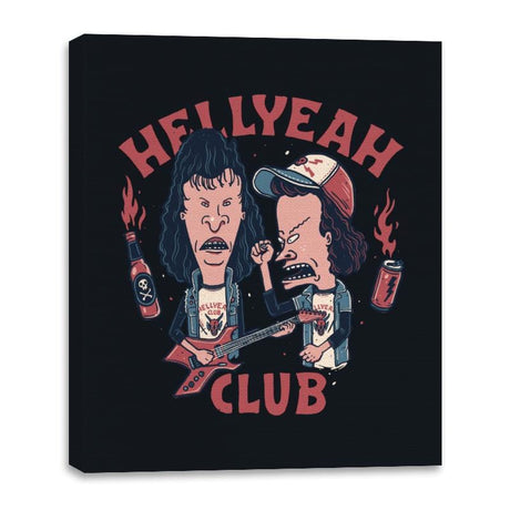 Hellyeah Club - Canvas Wraps Canvas Wraps RIPT Apparel 16x20 / Black