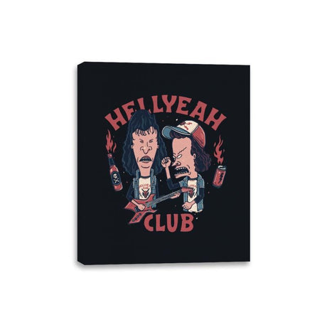 Hellyeah Club - Canvas Wraps Canvas Wraps RIPT Apparel 8x10 / Black