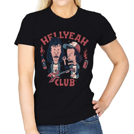 Hellyeah Club - Womens T-Shirts RIPT Apparel Small / Black