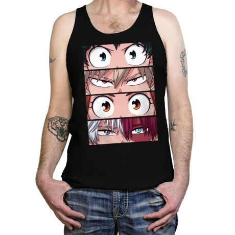 Hero Eyes - Tanktop Tanktop RIPT Apparel X-Small / 151515