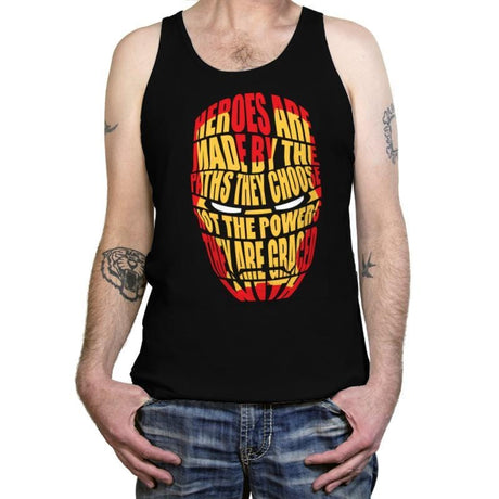 Heroes Are Made - Tanktop Tanktop RIPT Apparel X-Small / Black