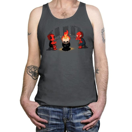 Heroes Camp - Tanktop Tanktop RIPT Apparel X-Small / Asphalt