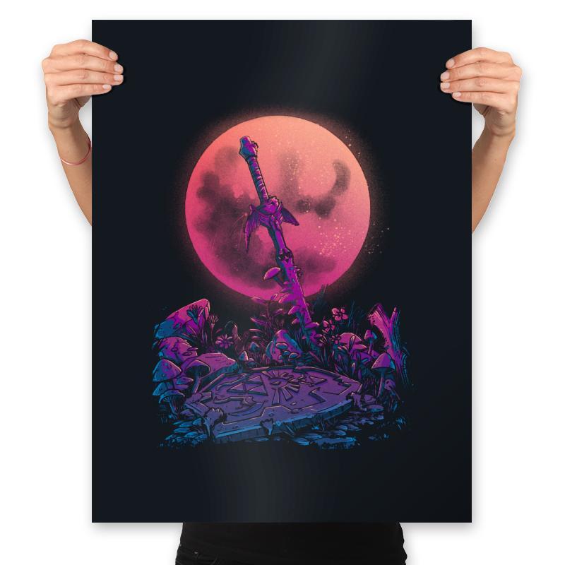 Heroes Never Die - Prints Posters RIPT Apparel 18x24 / Black