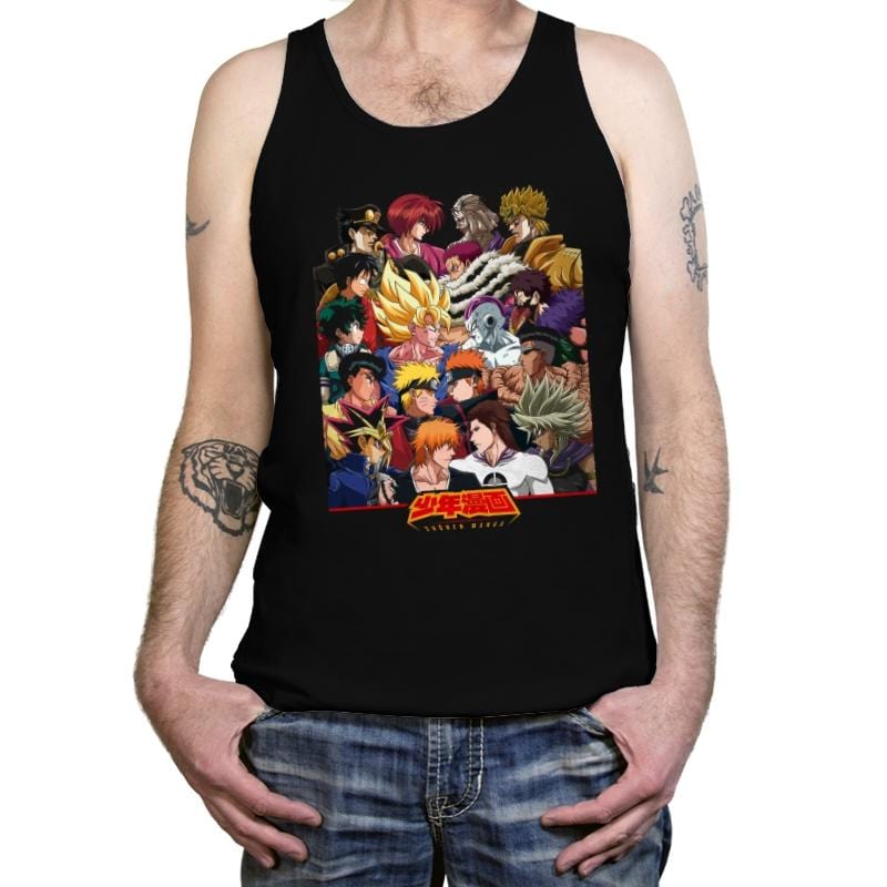 Heroes vs Villains - Best Seller - Tanktop Tanktop RIPT Apparel X-Small / Black