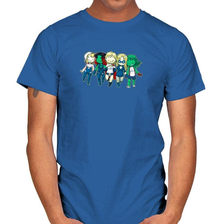 Heroic BFF's - Miniature Mayhem - Mens T-Shirts RIPT Apparel Small / Royal