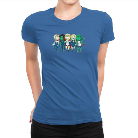 Heroic BFF's - Miniature Mayhem - Womens Premium T-Shirts RIPT Apparel Small / Royal