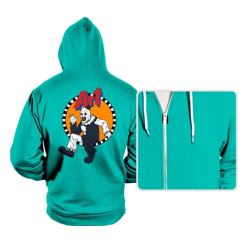 Hey Art! - Hoodies Hoodies RIPT Apparel Small / Teal