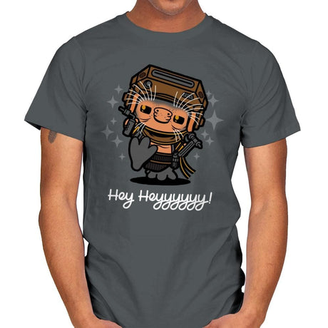 Hey Babu - Mens T-Shirts RIPT Apparel Small / Charcoal