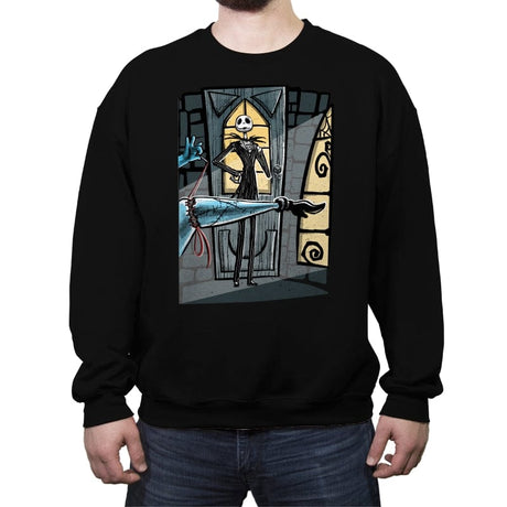 Hey Jack - Crew Neck Sweatshirt Crew Neck Sweatshirt RIPT Apparel Small / Black