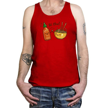 Hi Pho - Tanktop Tanktop RIPT Apparel X-Small / Red