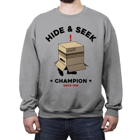 Hide and seek - Crew Neck Sweatshirt Crew Neck Sweatshirt RIPT Apparel