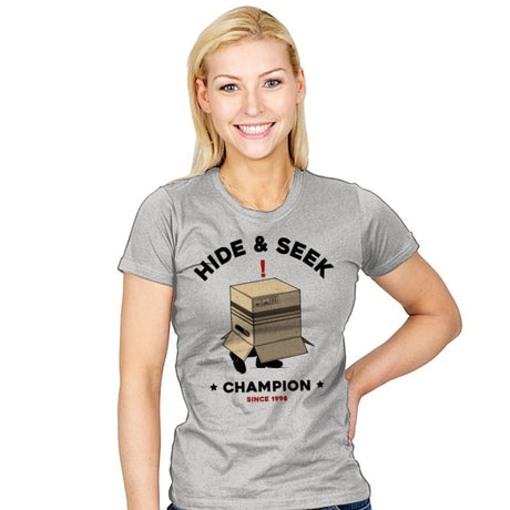 Hide and seek - Womens T-Shirts RIPT Apparel