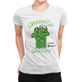 High Grouchiness Level - Womens Premium T-Shirts RIPT Apparel Small / White