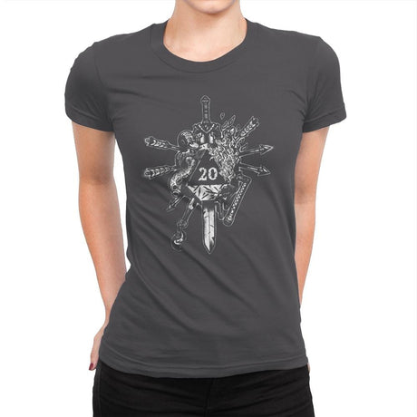 High Rollin - Womens Premium T-Shirts RIPT Apparel Small / Heavy Metal