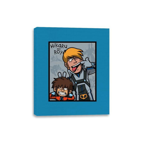 Hikaru and Roy - Canvas Wraps Canvas Wraps RIPT Apparel 8x10 / Sapphire