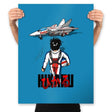 Hikaru - Prints Posters RIPT Apparel 18x24 / Sapphire