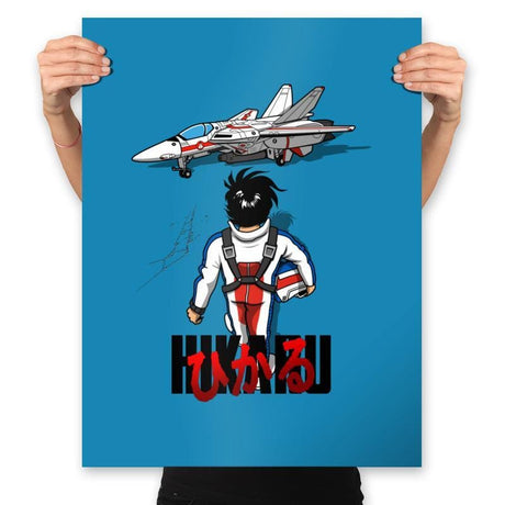 Hikaru - Prints Posters RIPT Apparel 18x24 / Sapphire