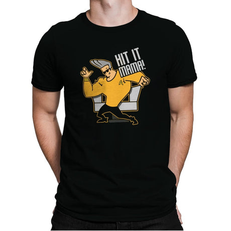 Hit It Mama - Mens Premium T-Shirts RIPT Apparel Small / Black