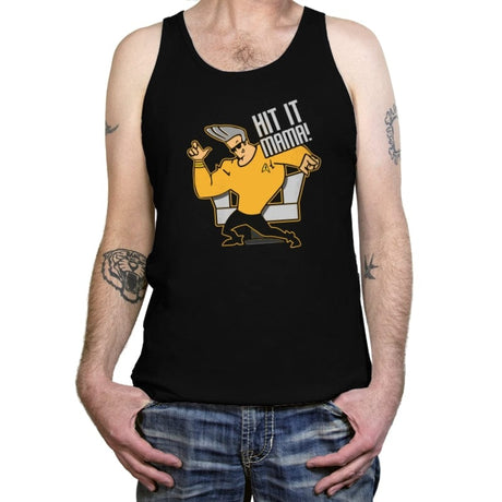 Hit It Mama - Tanktop Tanktop RIPT Apparel X-Small / Black