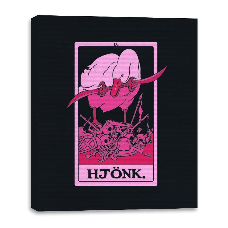 Hjönk. - Canvas Wraps Canvas Wraps RIPT Apparel 16x20 / Black