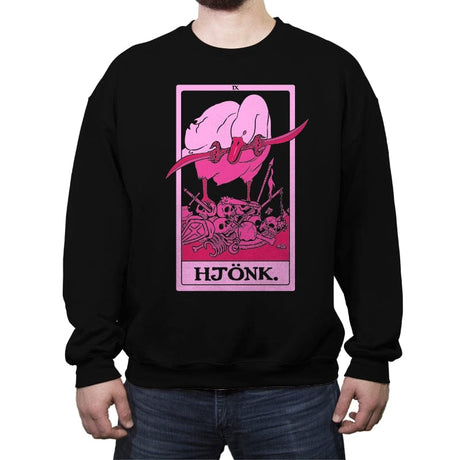 Hjönk. - Crew Neck Sweatshirt Crew Neck Sweatshirt RIPT Apparel Small / Black