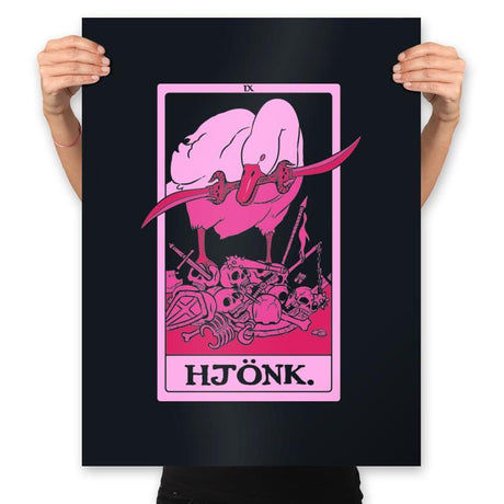 Hjönk. - Prints Posters RIPT Apparel 18x24 / Black