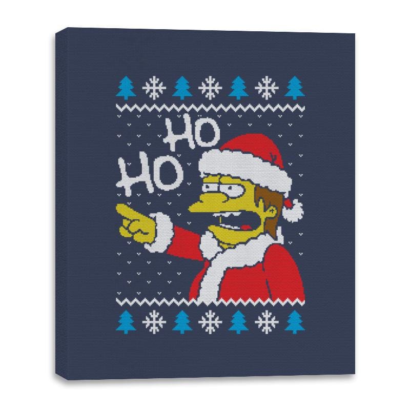 Ho-Ho - Canvas Wraps Canvas Wraps RIPT Apparel 16x20 / Navy