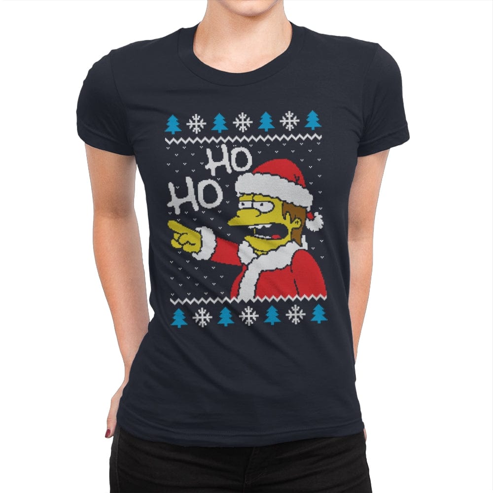 Ho-Ho - Womens Premium T-Shirts RIPT Apparel Small / Midnight Navy