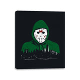 Hockey Mask Killah - Canvas Wraps Canvas Wraps RIPT Apparel 11x14 / Black