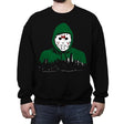 Hockey Mask Killah - Crew Neck Sweatshirt Crew Neck Sweatshirt RIPT Apparel Small / Black