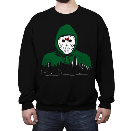 Hockey Mask Killah - Crew Neck Sweatshirt Crew Neck Sweatshirt RIPT Apparel Small / Black