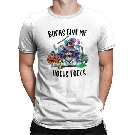 Hocus Focus  - Mens Premium T-Shirts RIPT Apparel Small / White