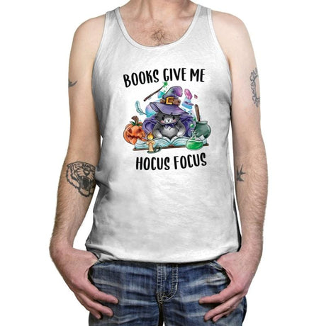 Hocus Focus  - Tanktop Tanktop RIPT Apparel X-Small / White