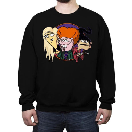 Hocus n Pocus! - Crew Neck Sweatshirt Crew Neck Sweatshirt RIPT Apparel Small / Black