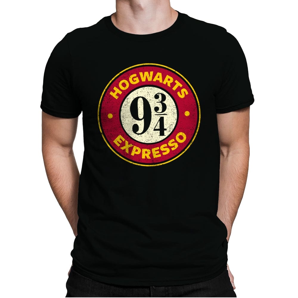 Hogwarts Expresso - Mens Premium T-Shirts RIPT Apparel Small / Black