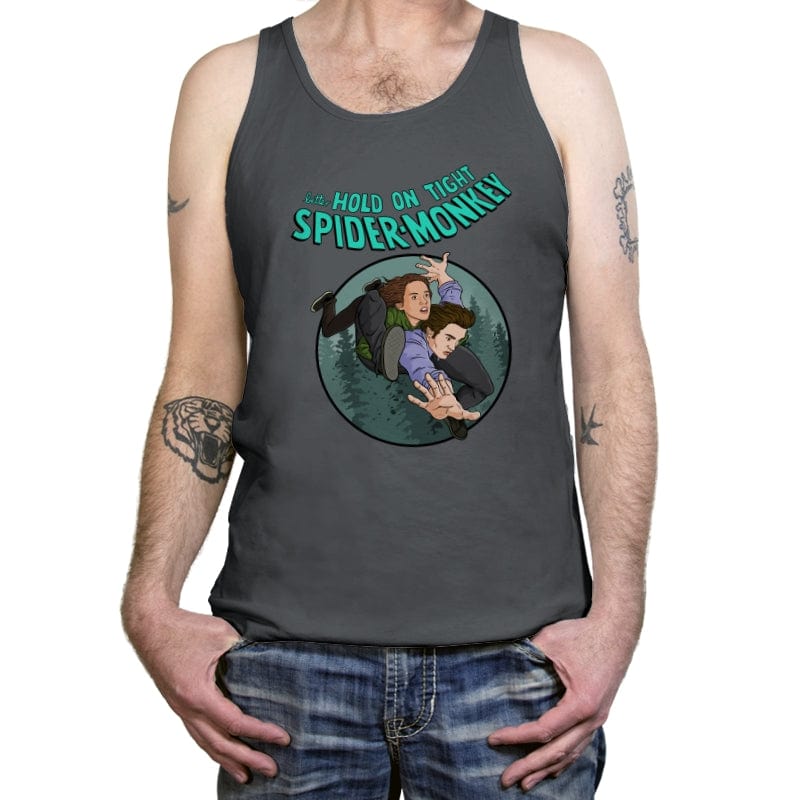 Hold on SpiderMonkey - Tanktop Tanktop RIPT Apparel X-Small / Asphalt