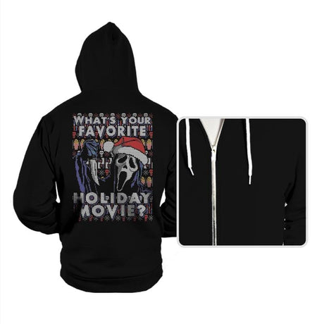 Holiday Scream - Hoodies Hoodies RIPT Apparel Small / Black