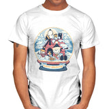 Holiday Snow Globe - Mens T-Shirts RIPT Apparel Small / White