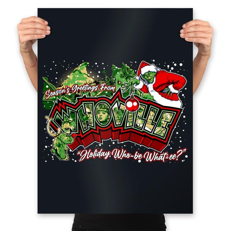 Holiday Who be What ee - Prints Posters RIPT Apparel 18x24 / Black