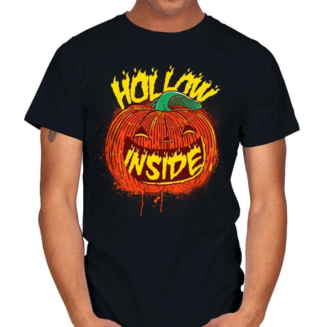 Hollow Inside - Mens T-Shirts RIPT Apparel Small / Black