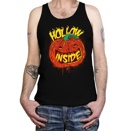 Hollow Inside - Tanktop Tanktop RIPT Apparel X-Small / Black